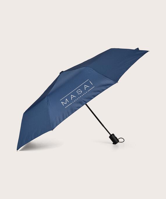 Folding umbrella with logo, Navy