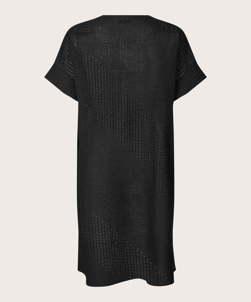 Nayla Shirt Dress, Black