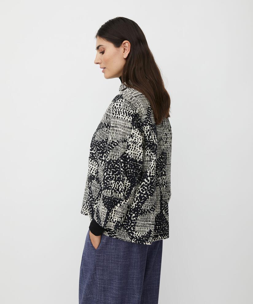 Drakina Blouse, Black