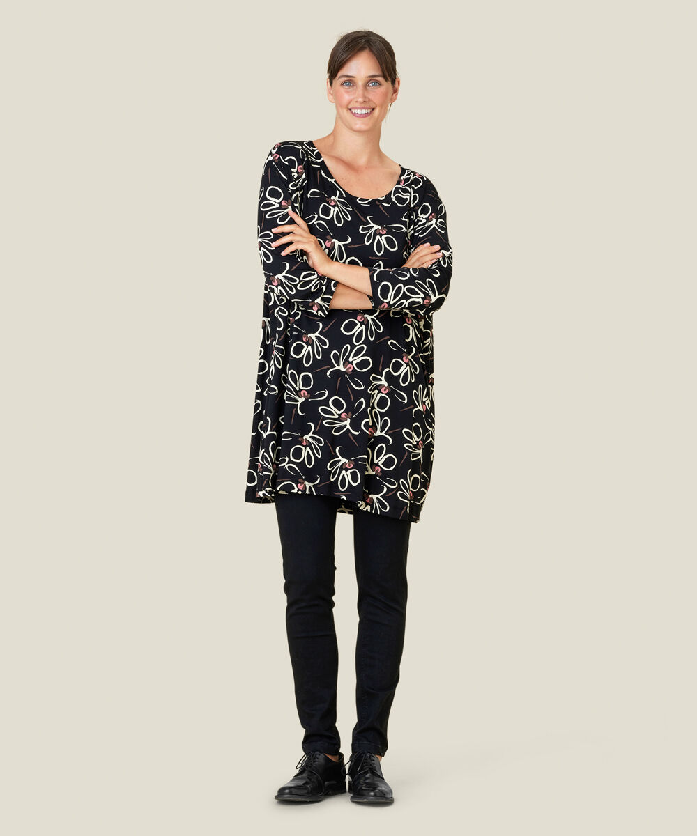 GIGI JERSEY TUNIC, Dusty Rose