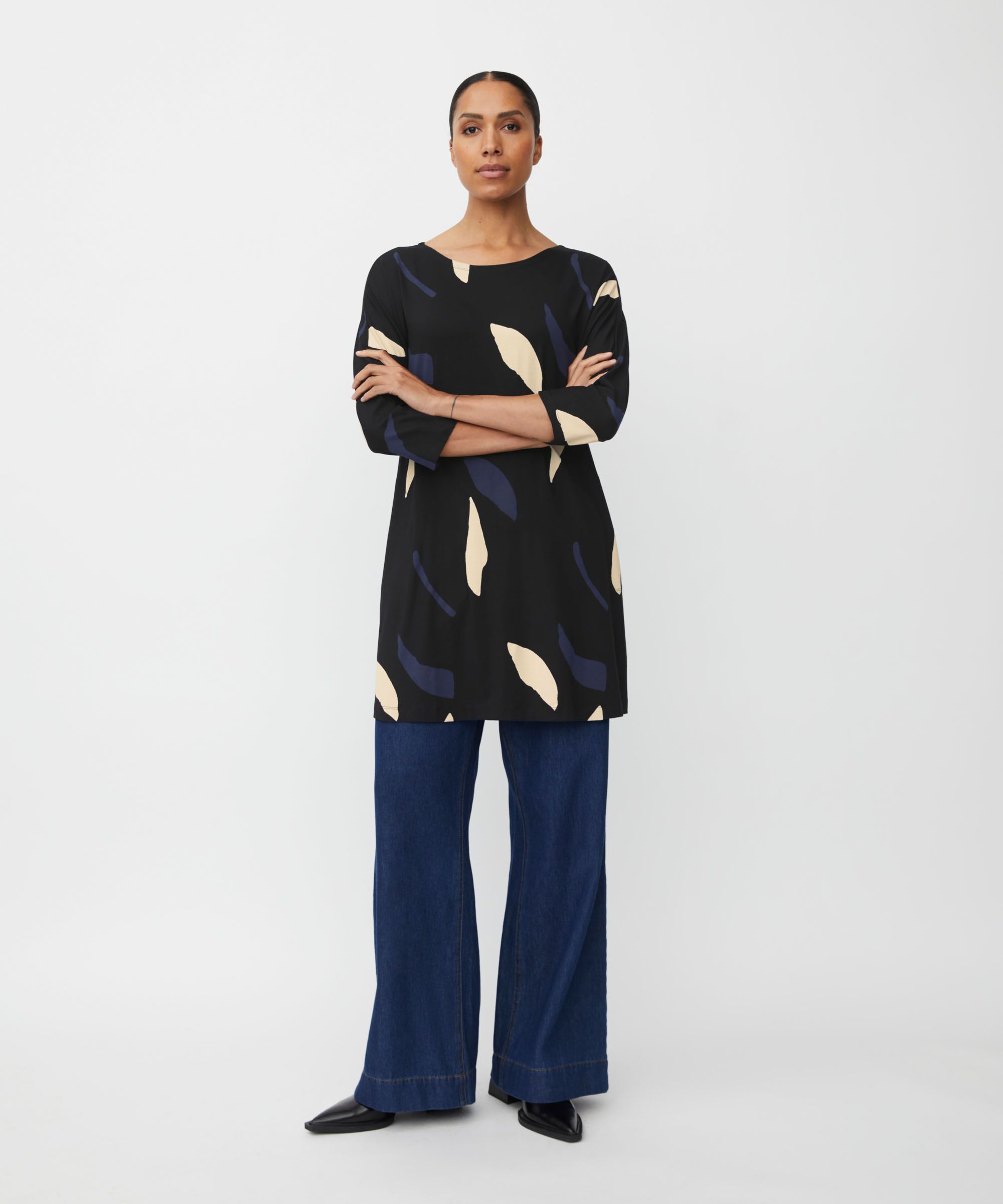 Gertine JERSEY Tunic, Navy Blazer