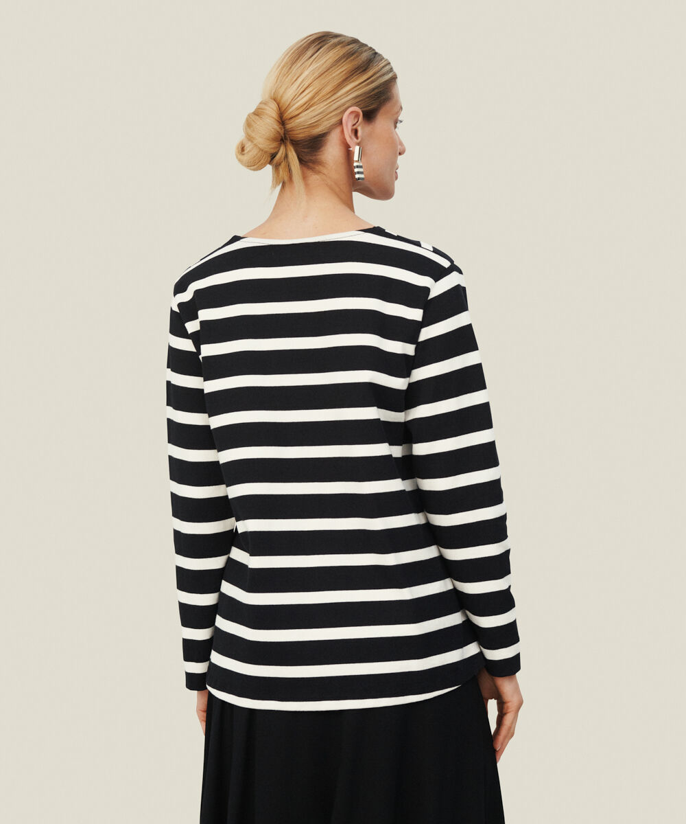 BELINA JERSEY TOP, Black