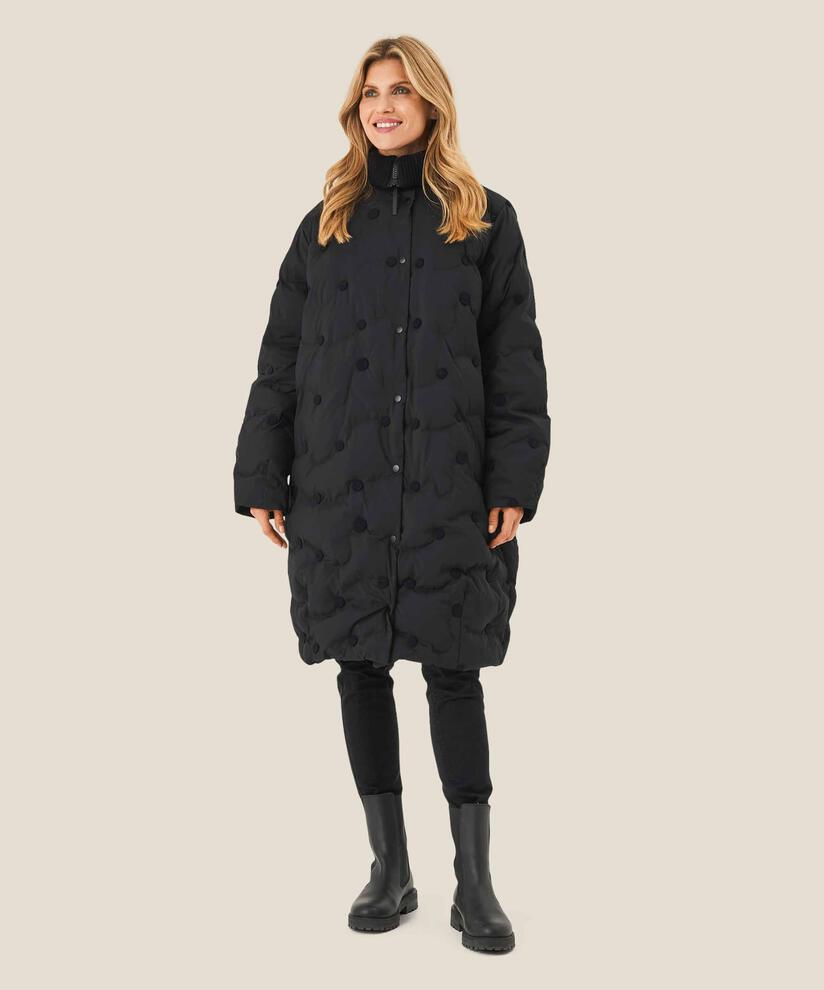 Tahila Down Coat, Black