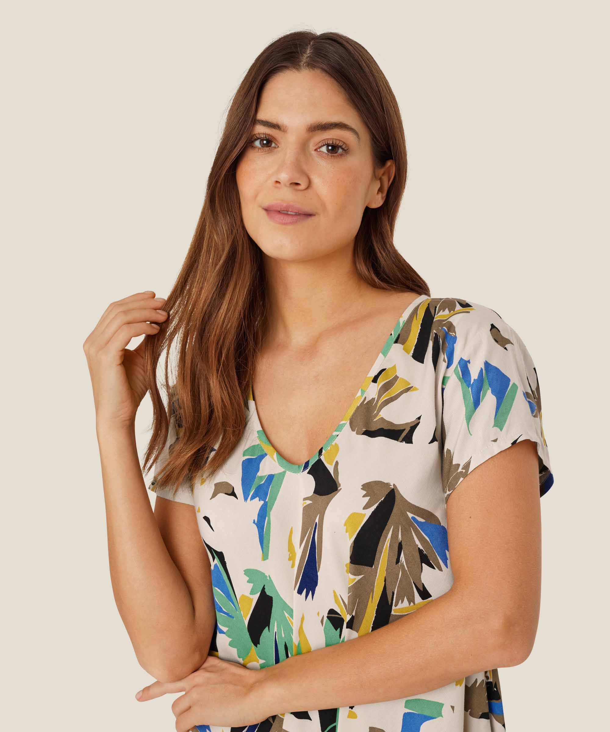 Nebili Dress, Dusky Green