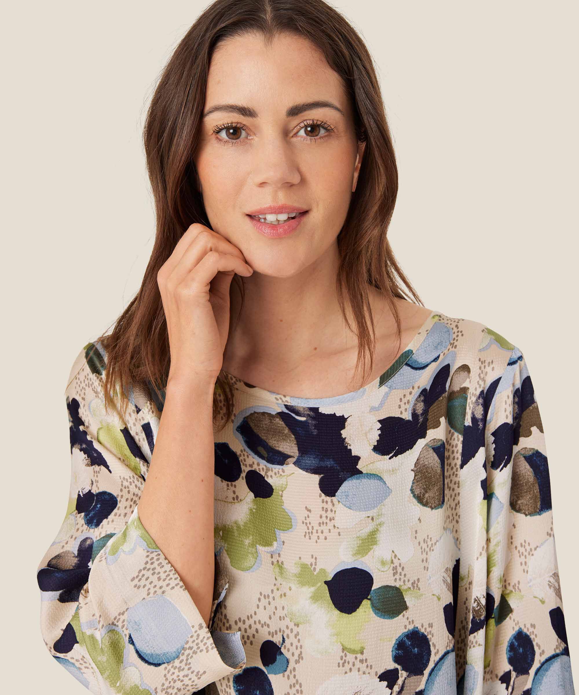 Nabia Dress, Fog