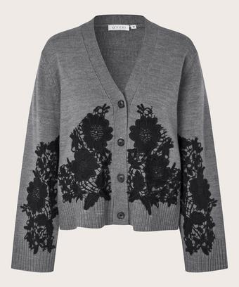 Leviane Cardigan, M. Grey mel.