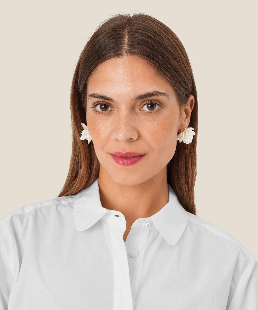 Renert Earrings, Whitecap