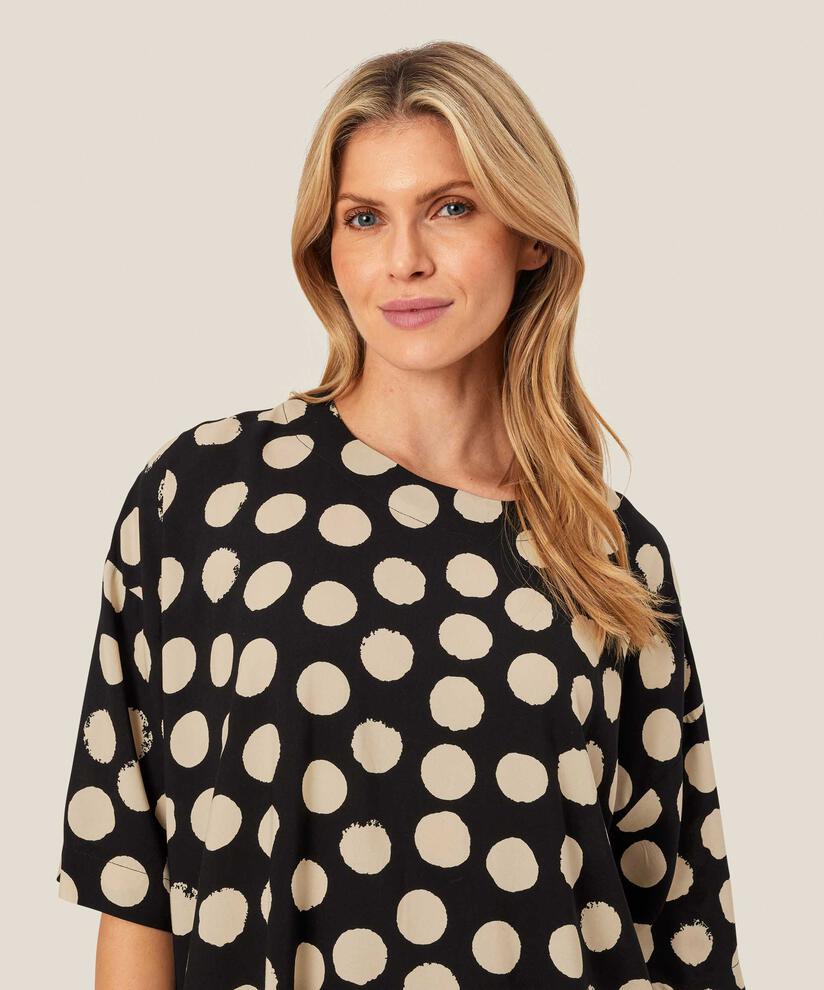 Degana Blouse, Black