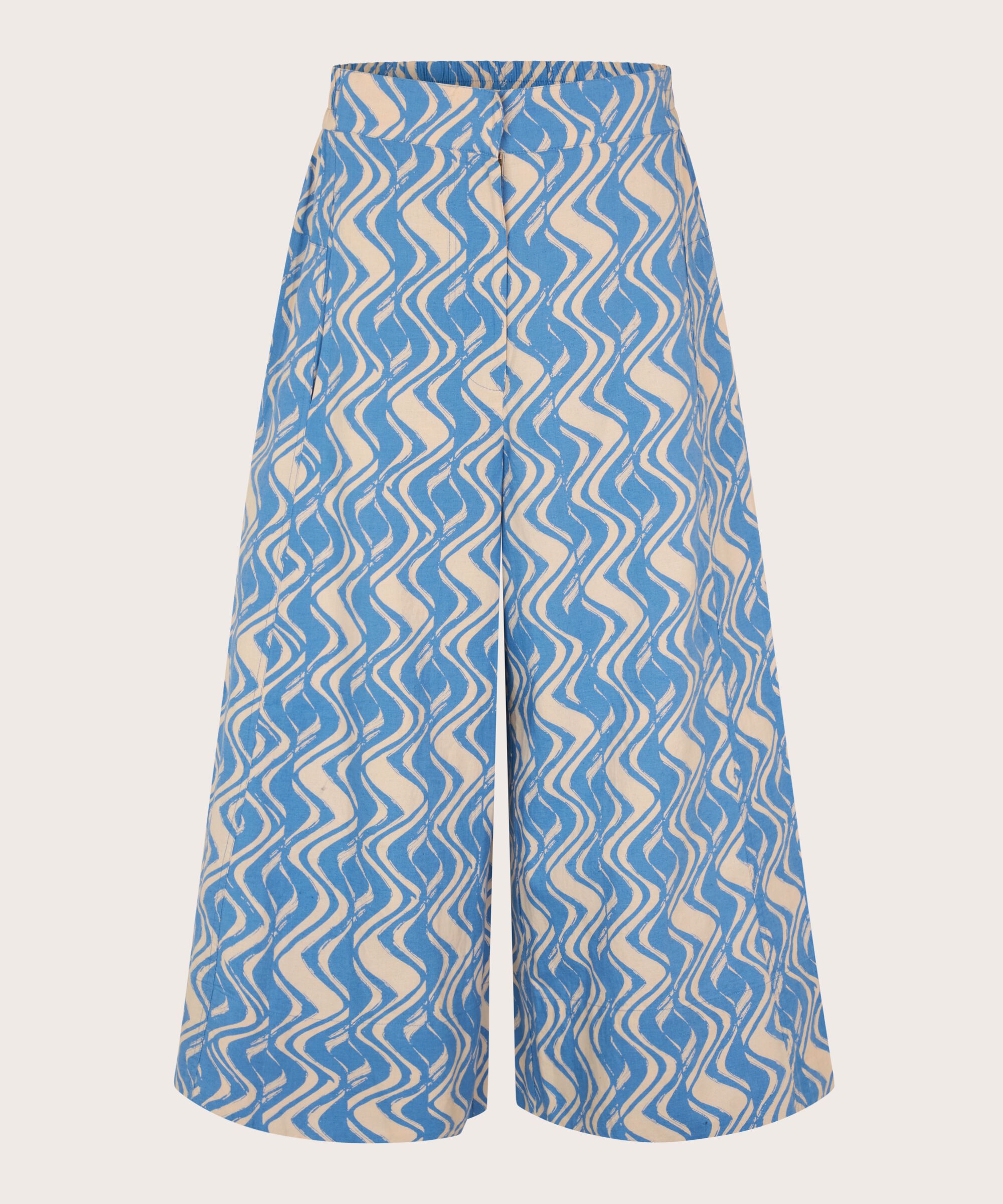 Portia Trousers, Blue Bonnet