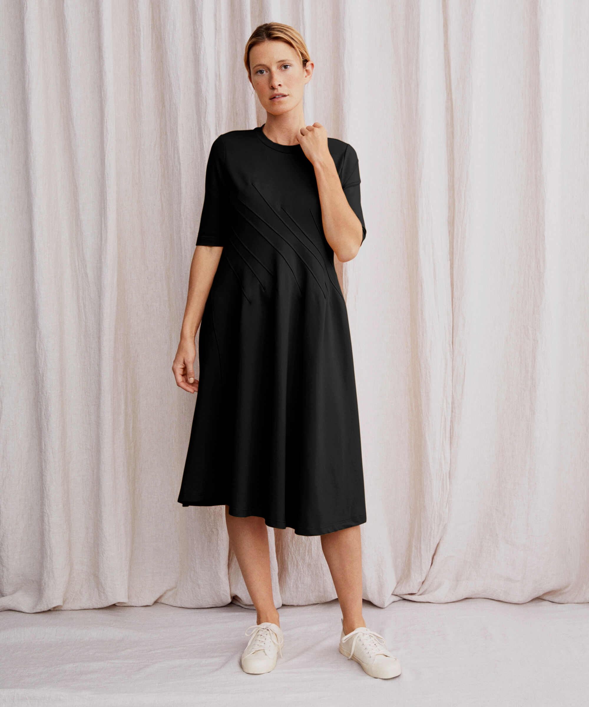 Nafua JERSEY Dress, Black