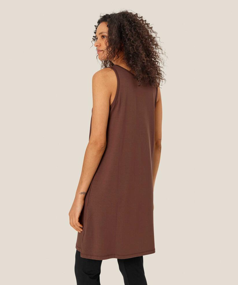 Huma JERSEY Tunic, Chestnut