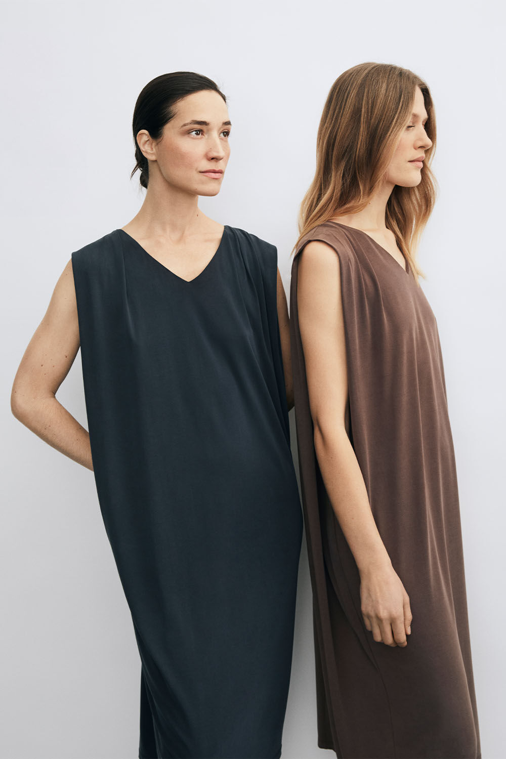 Ormanda JERSEY Dress - Anthracite, Ormanda JERSEY Dress - Pinecone
