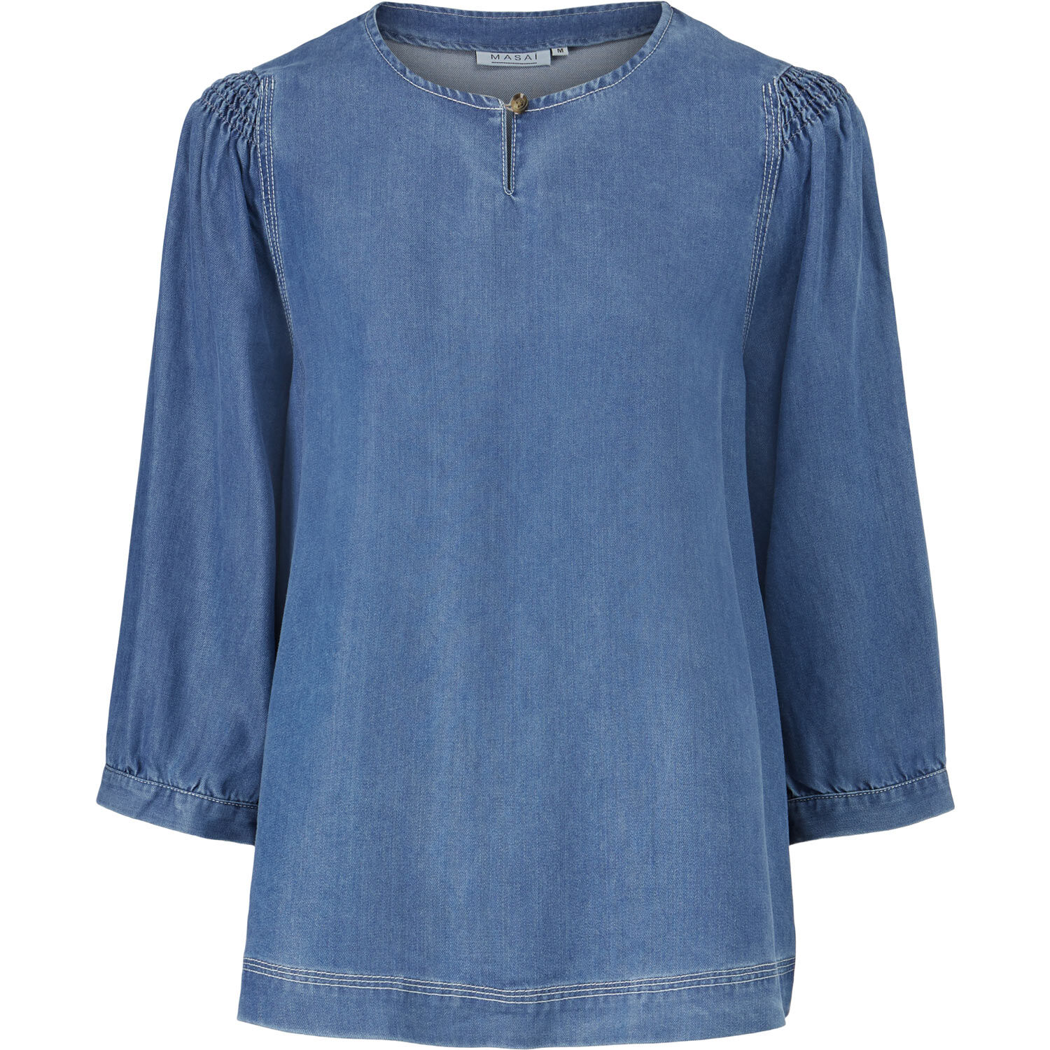DEIRA TOP, Blue Denim