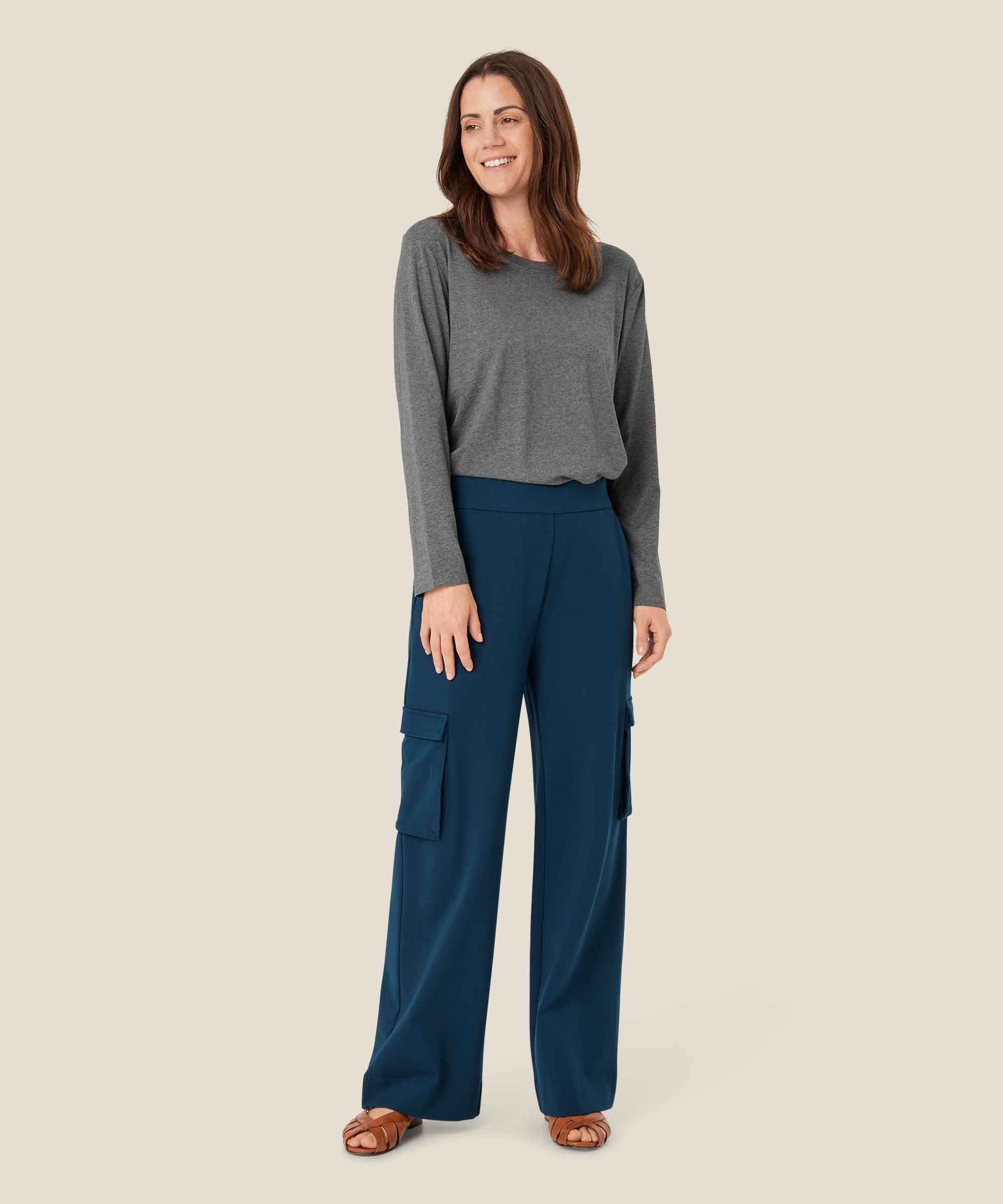 Perpetua JERSEY Trousers, Moonlit Ocean