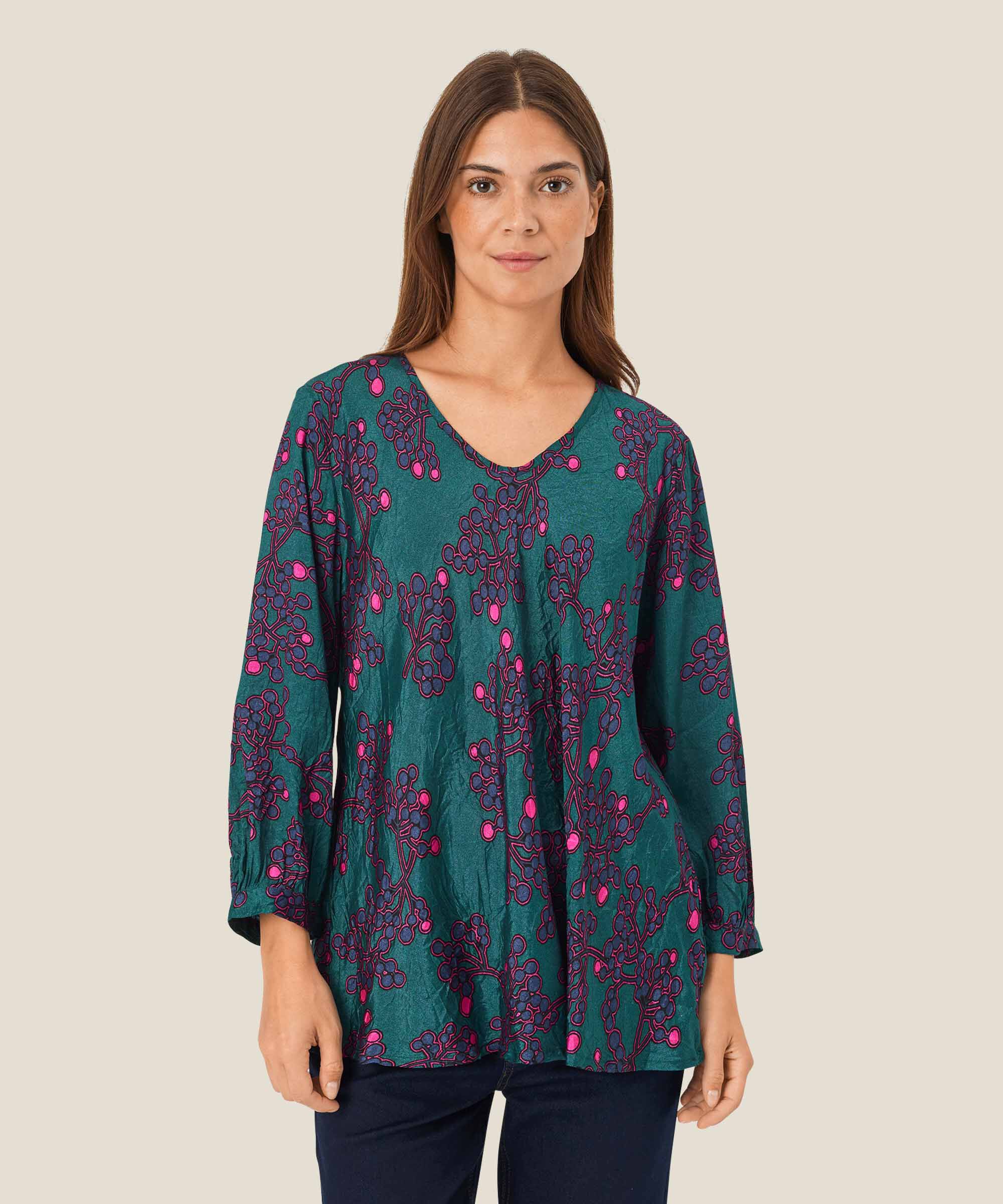 Katasis Blouse, Reflect Pond