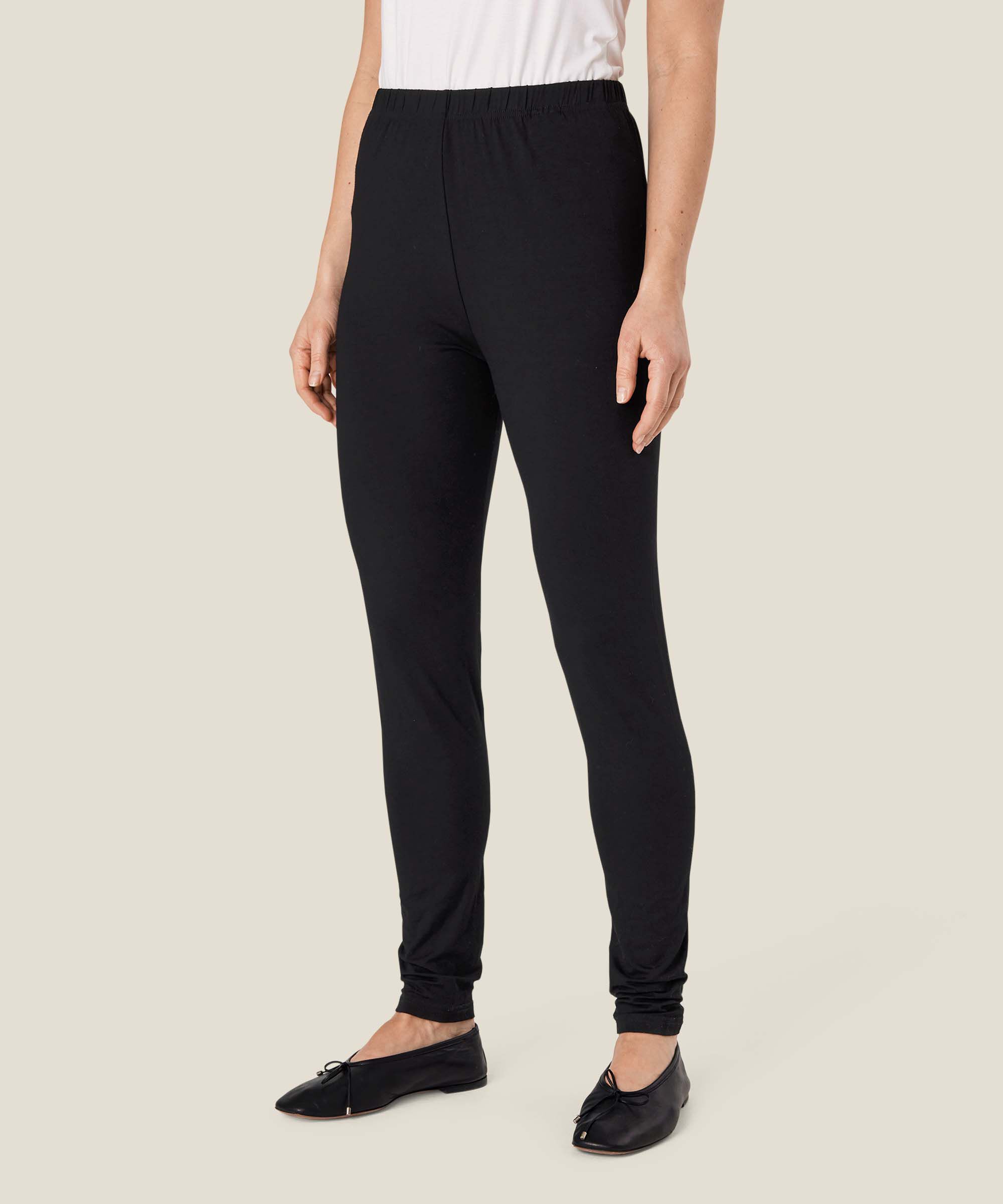 Pio JERSEY Leggings, Black