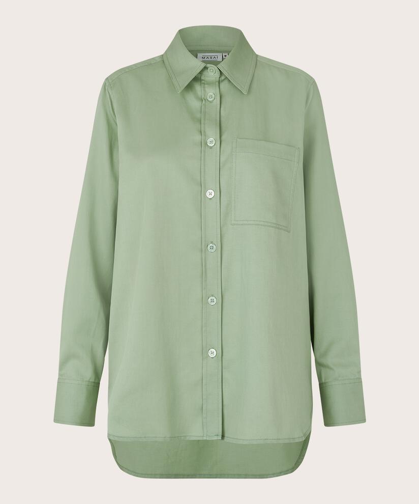 Indiba Shirt, Frosty Green