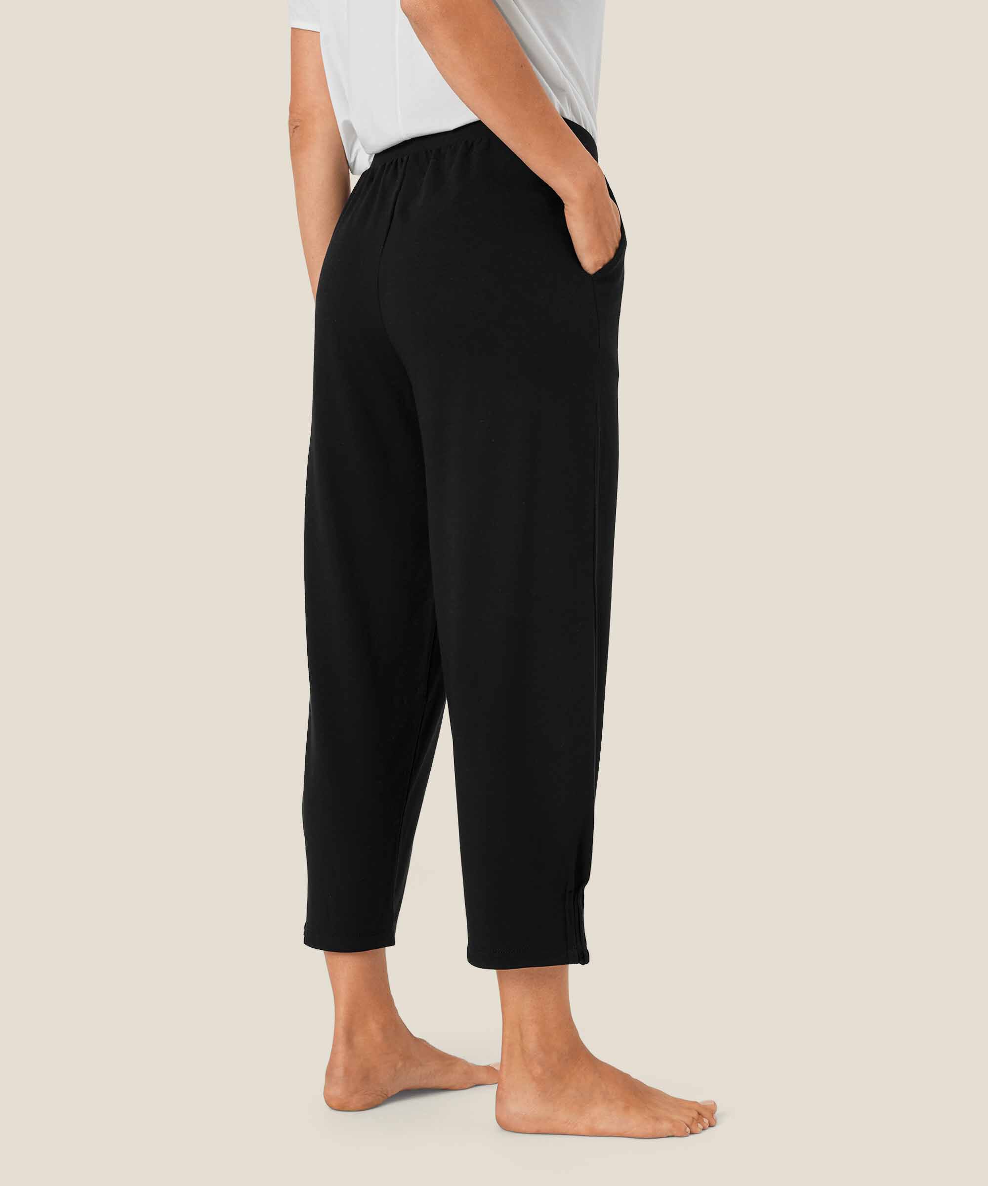 PERSINI JERSEY TROUSERS, Black