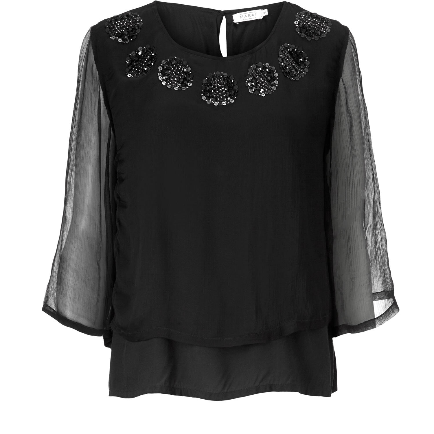 BRYNHILD TOP, Black
