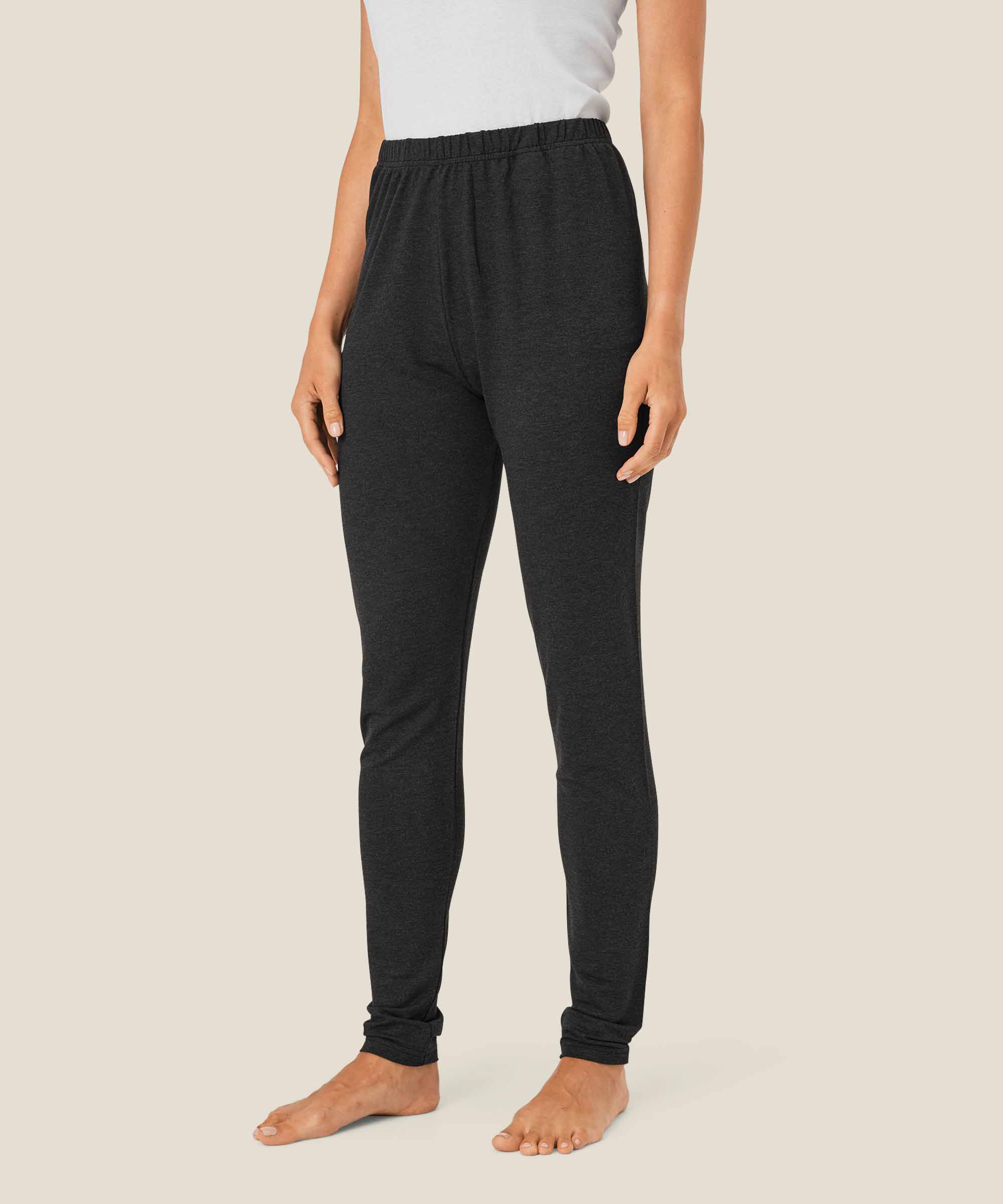 Pio JERSEY Leggings, D. Grey mel.