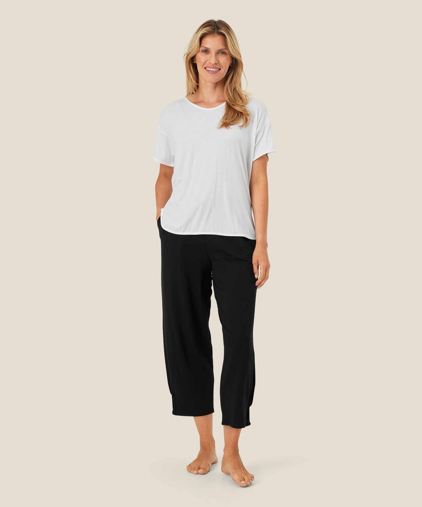 PERSINI JERSEY TROUSERS, Black