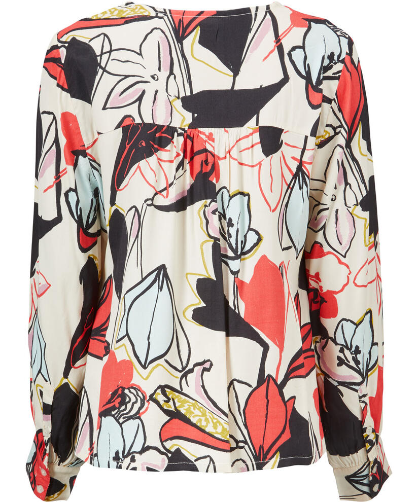 DOLORITA BLOUSE, Spiced Coral