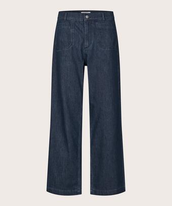 Partenope Denim Trousers, Dark Denim